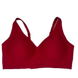 SheCurve Red Wireless Jelly T-Shirt Bra Comfort Seamless Size XL 42 C/D